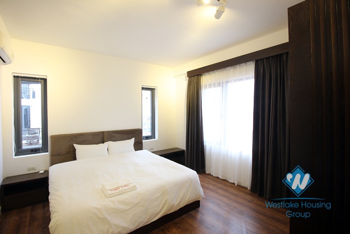 Nice apartment with outdoor balcony for rent on Westlake side, Tay Ho, Hanoi